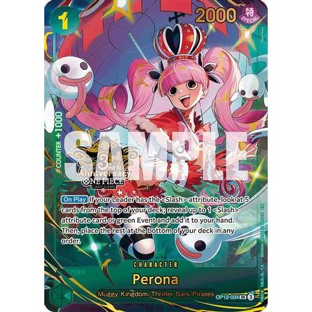 Perona (Japanese Version 3rd Anniversary Set) (OP12-034) - One Piece Promotion Cards Foil