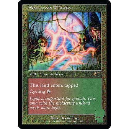 Sheltered Thicket (SLD-2522) - Secret Lair Drop Series Foil