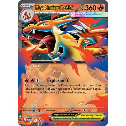 Mega Charizard Y ex - 030 30 - ME Mega Evolution Promo Holofoil