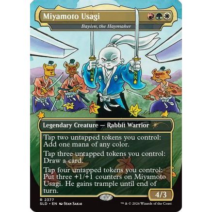 Miyamoto Usagi - Baylen, the Haymaker (SLD-2377) - Secret Lair Drop Series Foil
