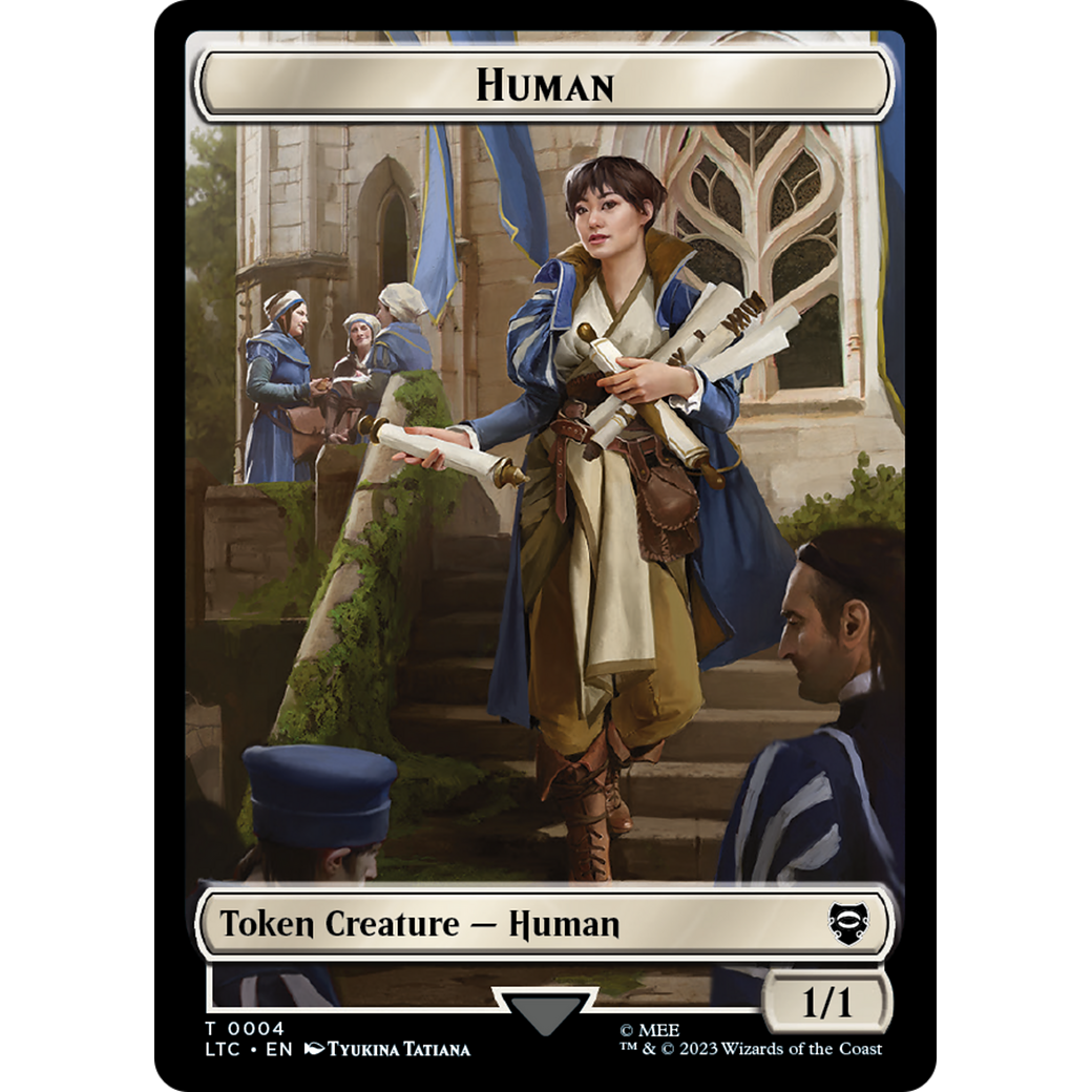 Human (TLTC-004) - Tales of Middle-earth Commander Tokens