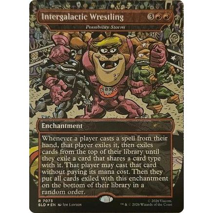 Intergalactic Wrestling - Possibility Storm (SLD-7073) - Secret Lair Drop Series Foil