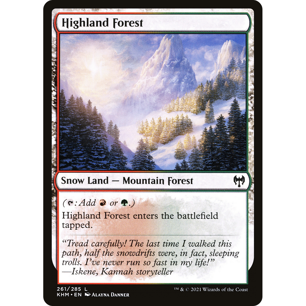Highland Forest (KHM-261) - Kaldheim: (snow)
