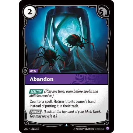 Abandon (131/219) - Unleashed Foil