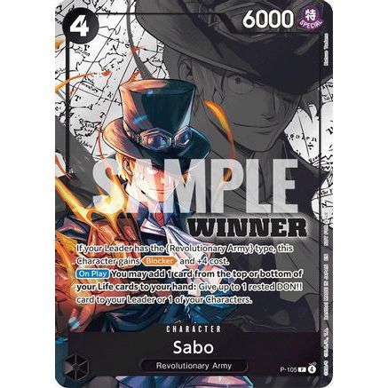 Sabo (Winner Pack 2026 Vol. 2) (P-105) - One Piece Promotion Cards Foil