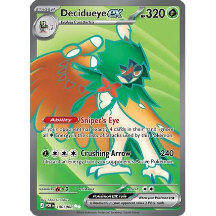 Decidueye ex - 100/088 100 - ME03 Perfect Order Holofoil