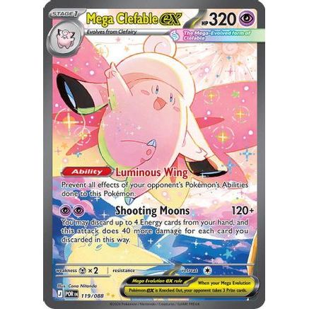 Mega Clefable ex - 119/088 119 - ME03 Perfect Order Holofoil