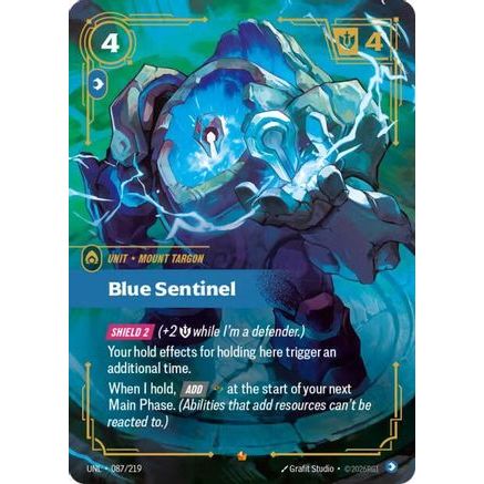 Blue Sentinel (087/219) - Unleashed Foil