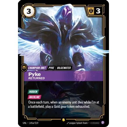 Pyke - Returned (Alternate Art) (145a/219) - Unleashed Foil