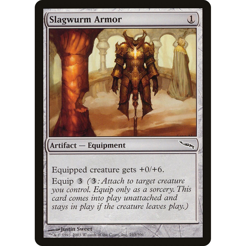 Slagwurm Armor (MRD-243) - Mirrodin Foil