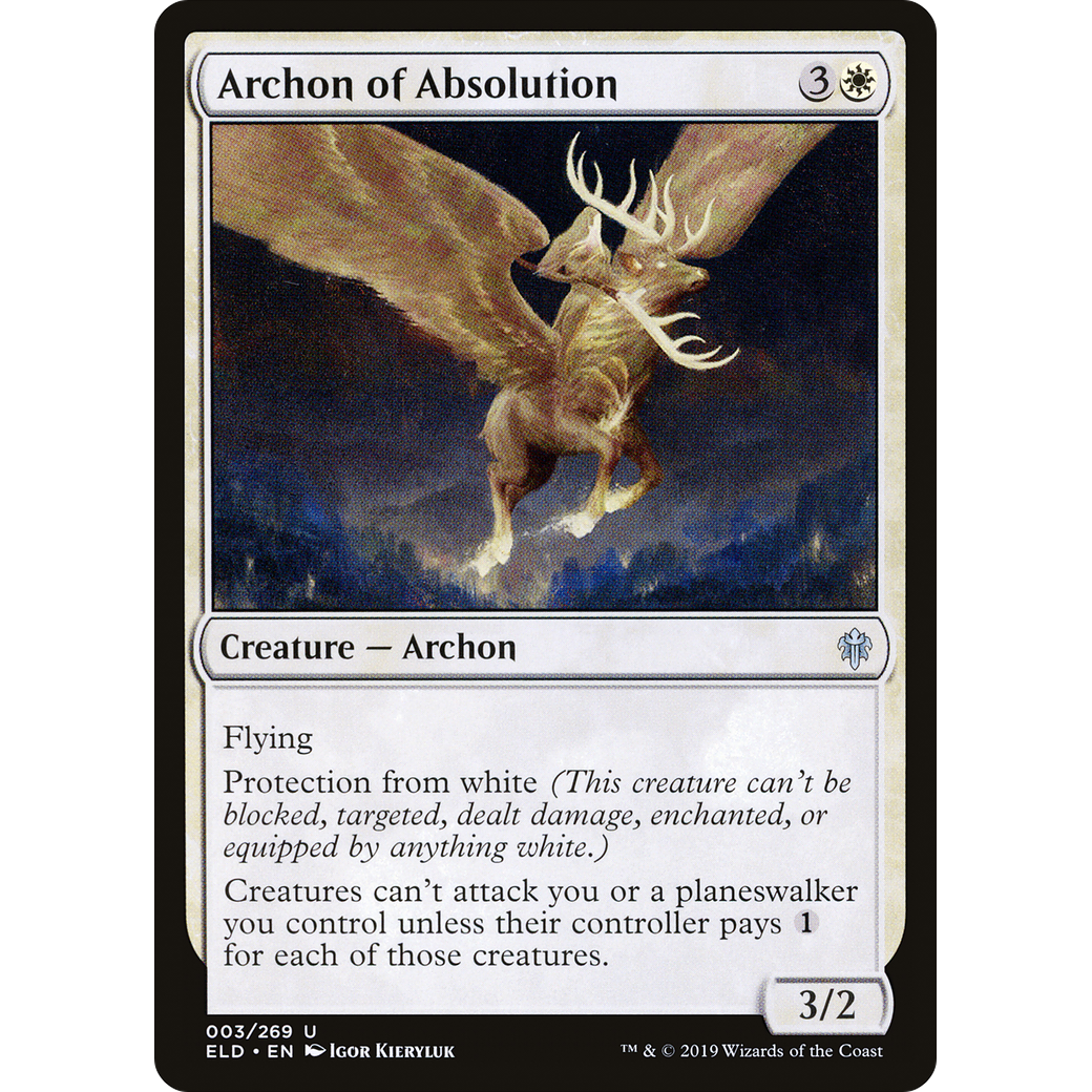 Archon of Absolution (ELD-003) - Throne of Eldraine