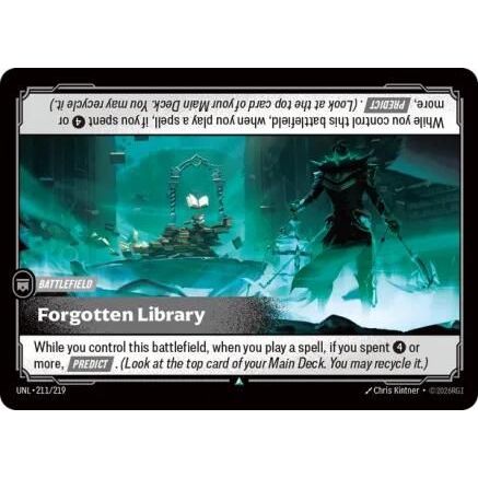 Forgotten Library (211/219) - Unleashed Foil