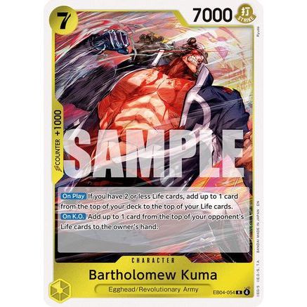 Bartholomew Kuma (EB04-054) (EB04-054) - Adventure on Kami's Island Foil