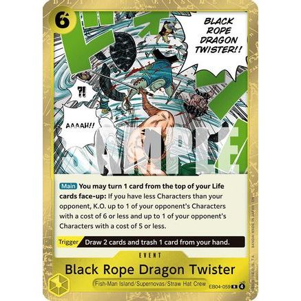 Black Rope Dragon Twister (EB04-059) - Adventure on Kami's Island Foil