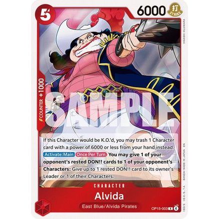Alvida (OP15-003) - Adventure on Kami's Island Foil