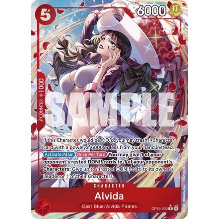 Alvida (Alternate Art) (OP15-003) - Adventure on Kami's Island Foil