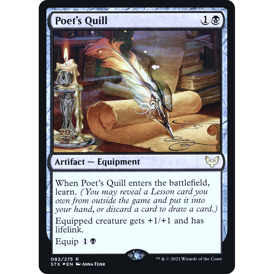 Poet's Quill (PRE-082) - Strixhaven: School of Mages Promos Foil