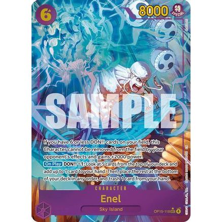 Enel (OP15-118) (Alternate Art) (OP15-118) - Adventure on Kami's Island Foil