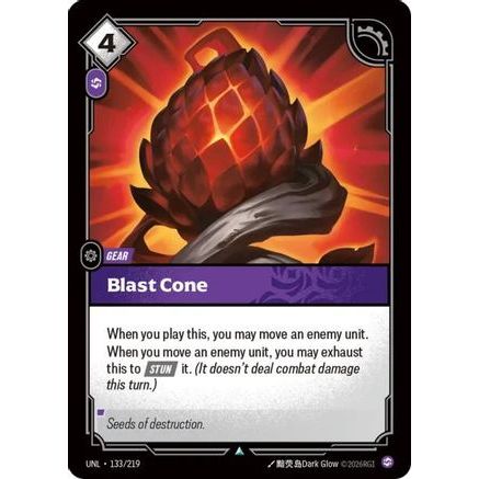 Blast Cone (133/219) - Unleashed Foil