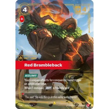 Red Brambleback (Alternate Art) (029a/219) - Unleashed Foil