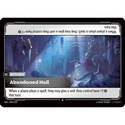 Abandoned Hall (205/219) - Unleashed Foil
