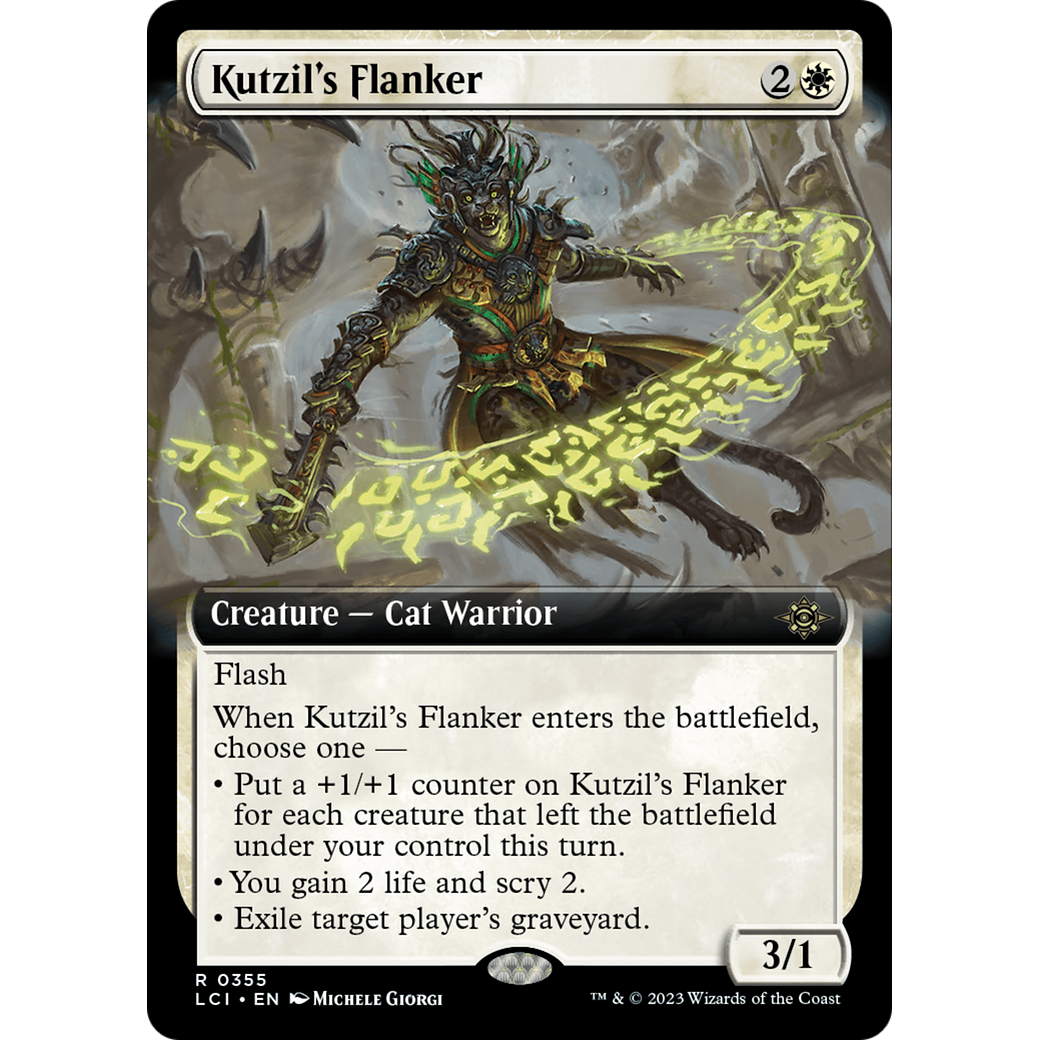 Kutzil's Flanker (LCI-355) - The Lost Caverns of Ixalan: (Extended Art) Foil
