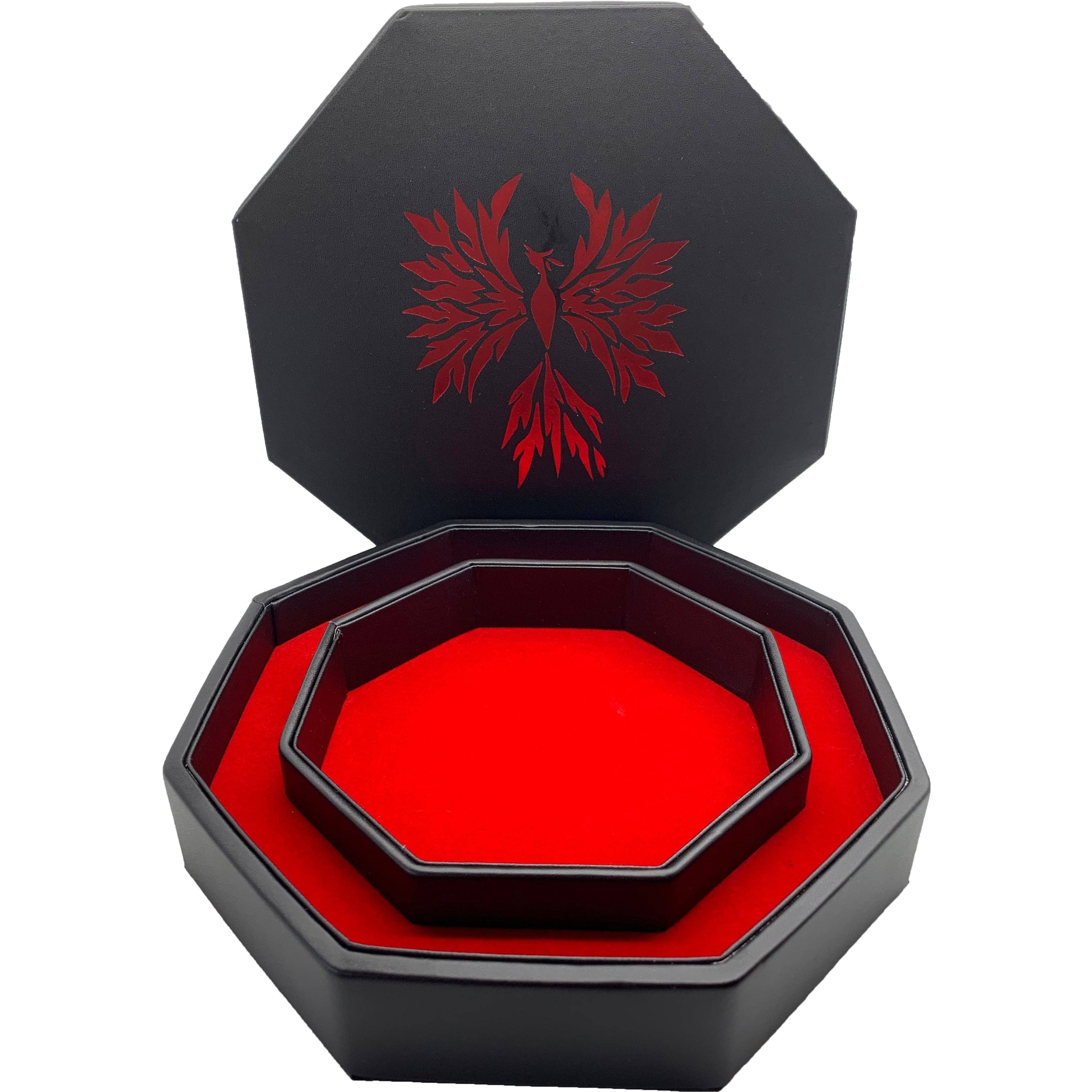 Red Phoenix - Tray of Holding™ Dice Tray by Norse Foundry
