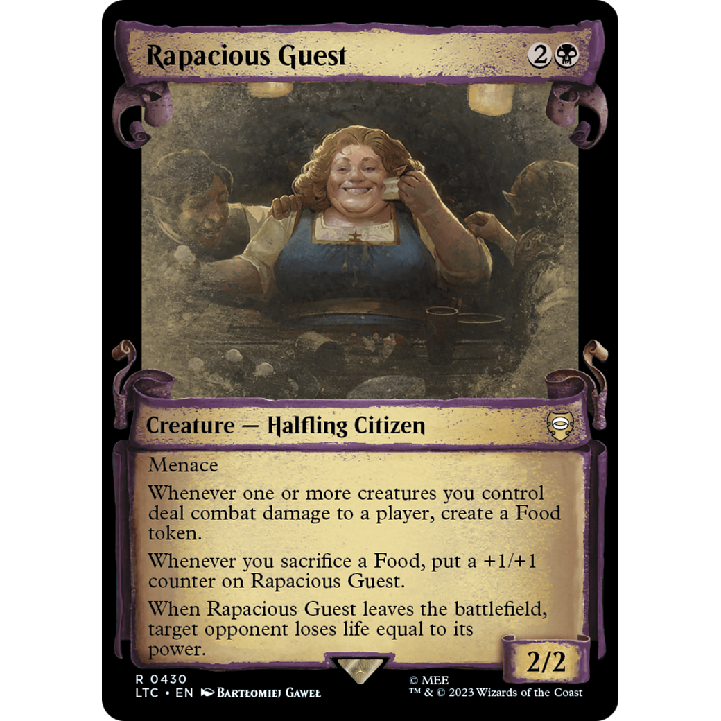 Rapacious Guest (LTC-430) - Tales of Middle-earth Commander: (Showcase) Foil