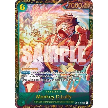 Monkey.D.Luffy (Treasure Cup March 2026) (OP13-118) - One Piece Promotion Cards Foil