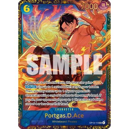Portgas.D.Ace (119) (Treasure Cup March 2026) (OP13-119) - One Piece Promotion Cards Foil