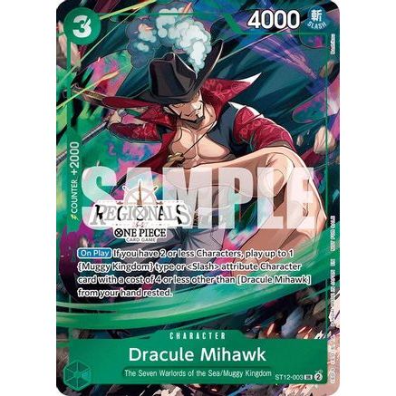 Dracule Mihawk (Regional Participation Pack 2026 Vol.1) (ST12-003) - One Piece Promotion Cards Foil