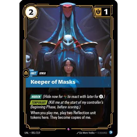 Keeper of Masks (081/219) - Unleashed Foil