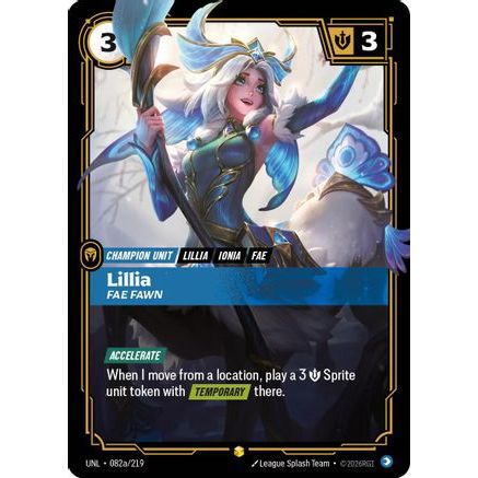 Lillia - Fae Fawn (Alternate Art) (082a/219) - Unleashed Foil