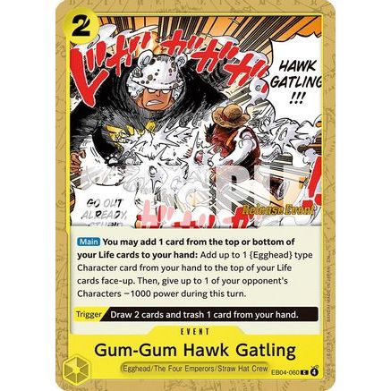Gum-Gum Hawk Gatling (EB04-060) - Adventure on Kami's Island Release Event Cards