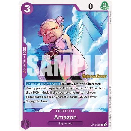 Amazon (OP15-059) - Adventure on Kami's Island Release Event Cards