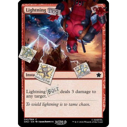 Lightning Bolt (042) (SLD-042) - Secret Lair Drop Series