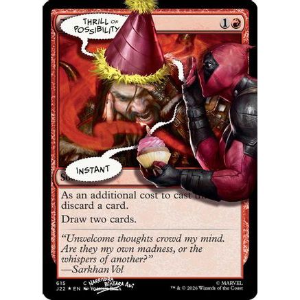 Thrill of Possibility (615) (Pool Party Foil) (SLD-615) - Secret Lair Drop Series Foil