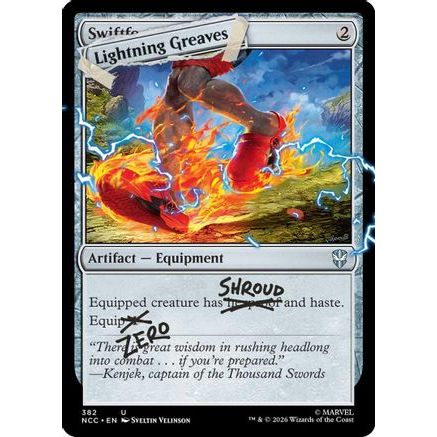 Lightning Greaves (382) (SLD-382) - Secret Lair Drop Series Foil