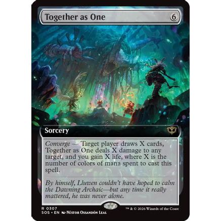 Together as One (Extended Art) (SOS-307) - Secrets of Strixhaven