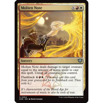 Molten Note (SOS-204) - Secrets of Strixhaven Foil