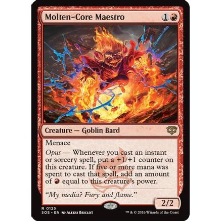 Molten-Core Maestro (SOS-125) - Secrets of Strixhaven