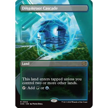 Dreamroot Cascade (Borderless) (SOS-302) - Secrets of Strixhaven Foil