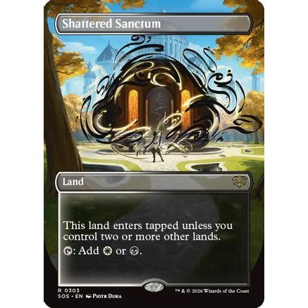 Shattered Sanctum (Borderless) (SOS-303) - Secrets of Strixhaven