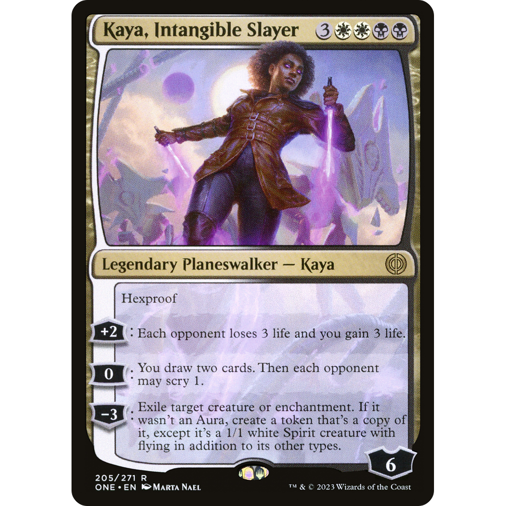 Kaya, Intangible Slayer (ONE-205) - Phyrexia: All Will Be One Foil