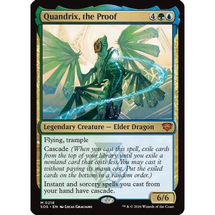 Quandrix, the Proof (SOS-218) - Secrets of Strixhaven