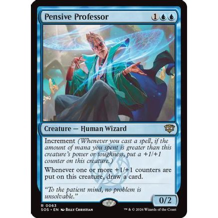 Pensive Professor (SOS-063) - Secrets of Strixhaven