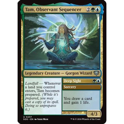 Tam, Observant Sequencer (SOS-237) - Secrets of Strixhaven