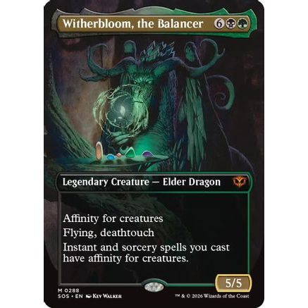 Witherbloom, the Balancer (Borderless) (SOS-288) - Secrets of Strixhaven Foil