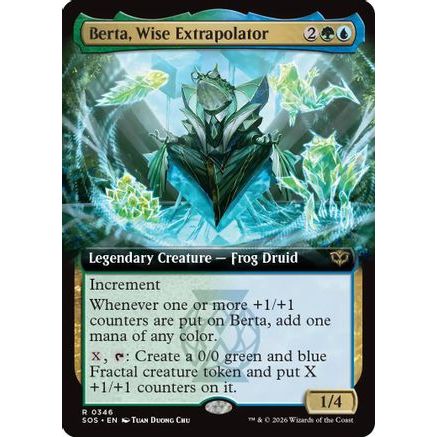 Berta, Wise Extrapolator (Extended Art) (SOS-346) - Secrets of Strixhaven