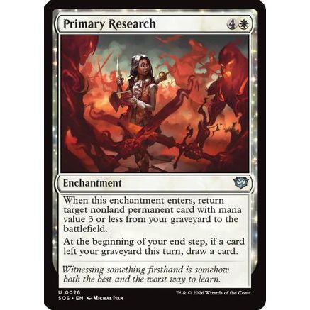 Primary Research (SOS-026) - Secrets of Strixhaven